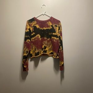 Cropped crew neck